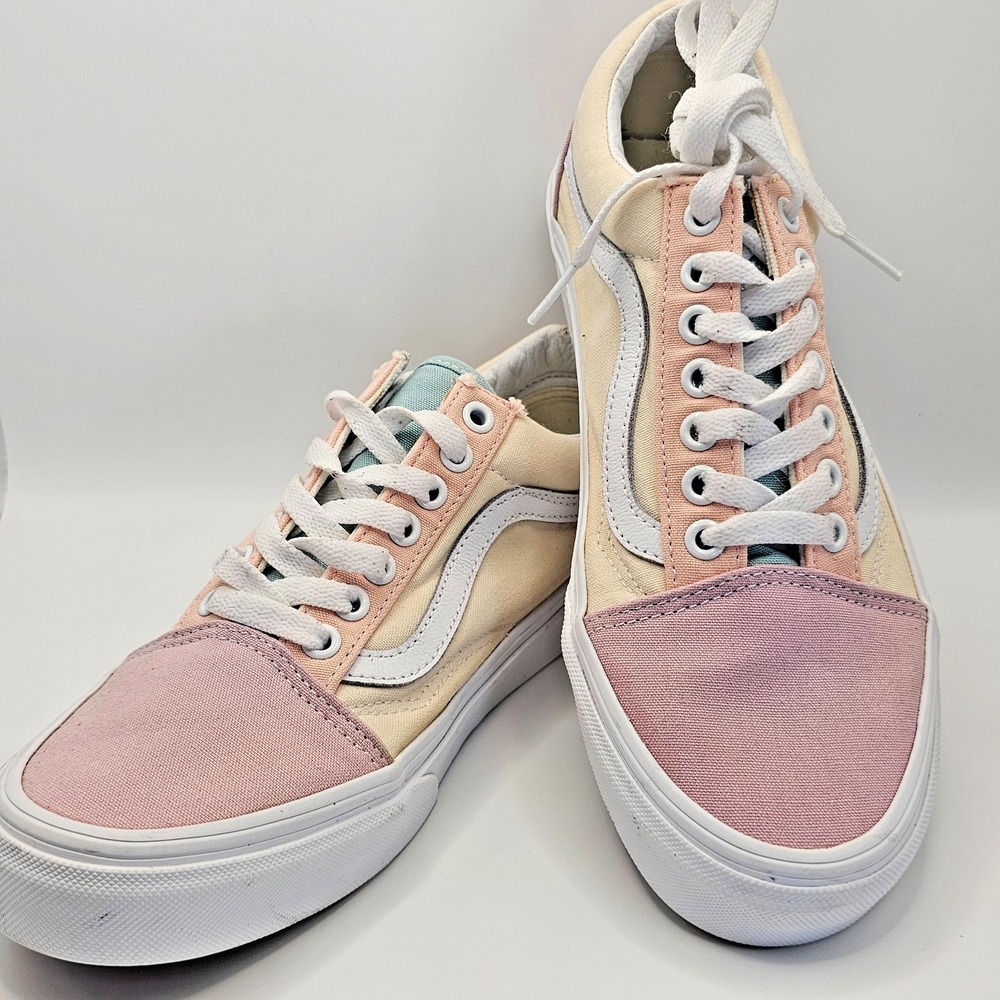Vans Pastel Canvas Old Skool Sneakers  New - Size 8.5